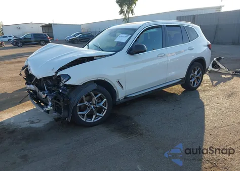 2022 BMW X3 Sdrive30I z USA, uszkodzony, nr VIN 5UX43DP0XN9L75482